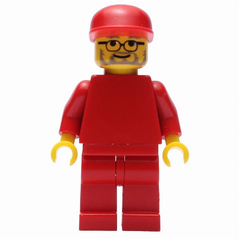 Minifigurka Engineer, Ferrari, Beard