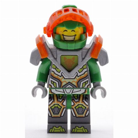 Minifigurka Aaron Fox with Trans-Neon Orange Visor and Silver Armor