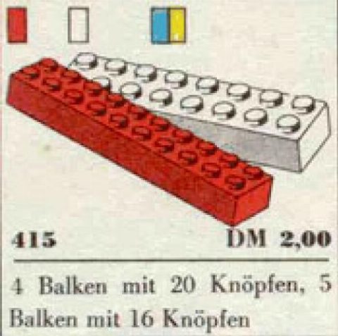 Zestaw LEGO® 5 Sixteens and 4 Twenties (System) (System)