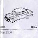 Zestaw LEGO® 1:87 Fiat 1800 (System)
