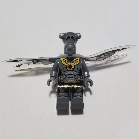 Minifigurka Geonosian Zombie, Dark Bluish Gray, Wings
