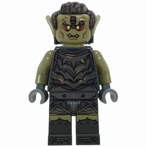 Minifigurka Orc, Olive Green, Yellow Eyes
