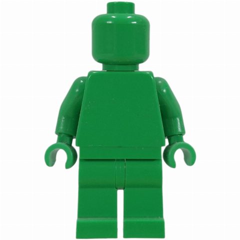 Minifigurka Monochrome Bright Green