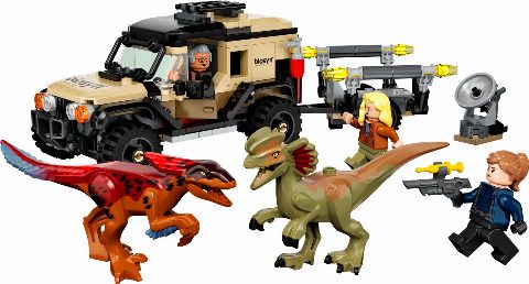 Zestaw LEGO Pyroraptor & Dilophosaurus Transport (Jurassic World)