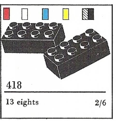 Zestaw LEGO® 2 x 4 Bricks (The Building Toy) (System)