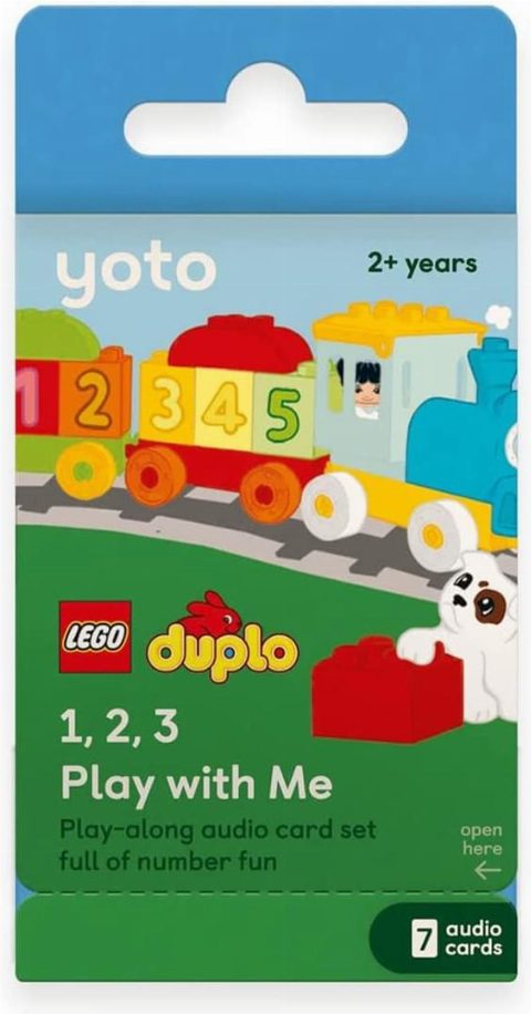 Zestaw LEGO 1, 2, 3 Play with Me YOTO Cards (Gear)