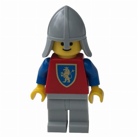 Minifigurka Knight (Crusader Lion) - Light Bluish Gray Legs, Neck-Protector