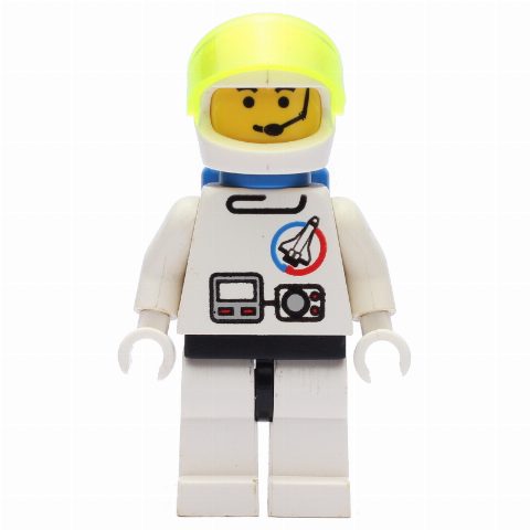 Minifigurka Launch Command - Astronaut, Helmet, Trans-Neon Green Visor, Blue Airtanks