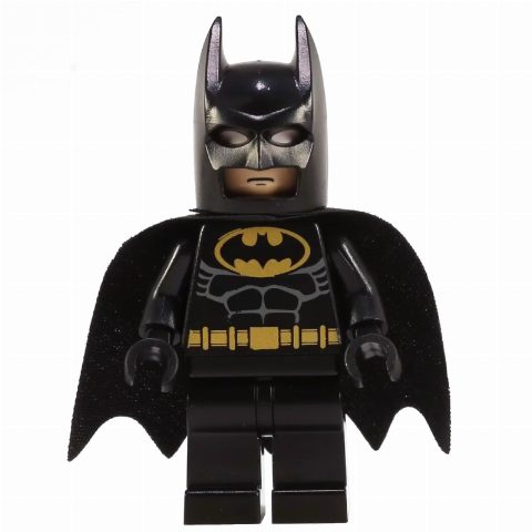 Minifigurka Batman, Black Suit, Black Cape and Cowl, Gold Batman Logo (56630 Cape)