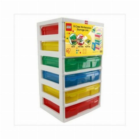 Zestaw LEGO® 6-Case Workstation Storage Unit (Gear)