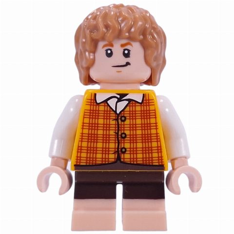 Minifigurka Meriadoc Brandybuck (Merry), Bright Light Orange Torso