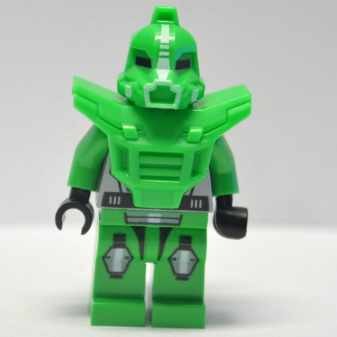 Minifigurka Robot, Bright Green