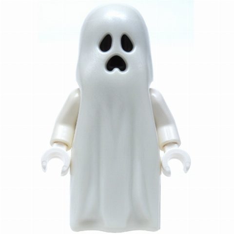 Minifigurka Ghost with Open Mouth and Brick Built Legs
