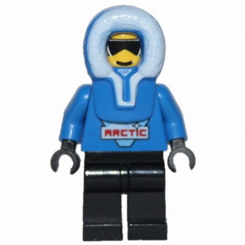 Minifigurka Arctic Crew, Blue, Hood