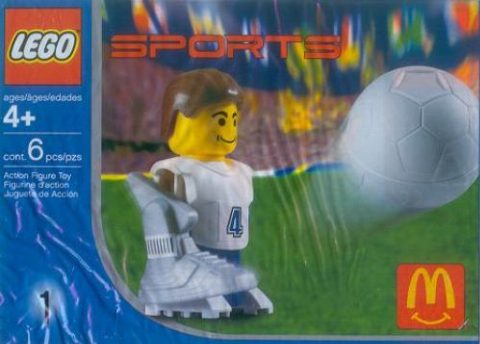 Zestaw LEGO McDonald's Sports Set Number 1 - White Soccer Player #4 (Sports)