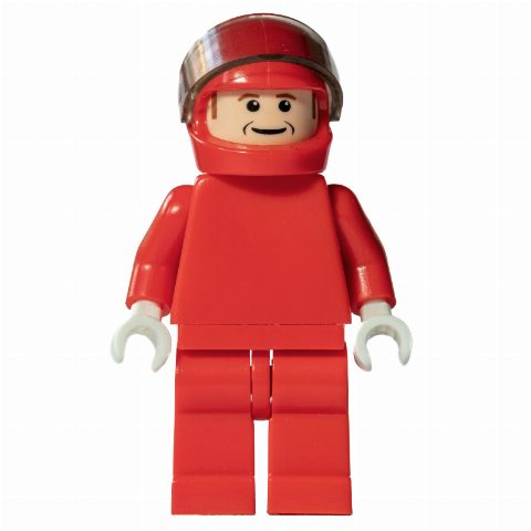 Minifigurka Race Driver - R. Barrichello RF. Massa - Plain Helmet