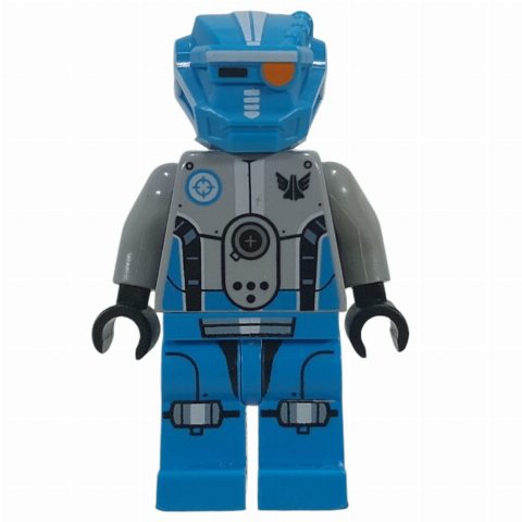 Minifigurka Robot, Dark Azure