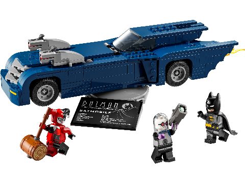 Zestaw LEGO Batman with the Batmobile vs Harley Quinn and Mr. Freeze (Super Heroes DC)